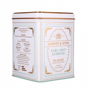 Harney &amp; Sons, Качественные сорта чая, эрл грей Supreme, 20 саше, 40 г (1,4 унции)