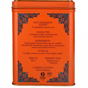 Harney & Sons, Hot Cinnamon Sunset, чайная смесь HT, пряный чай с корицей, 20 пакетиков, 40 г (1,4 унции)