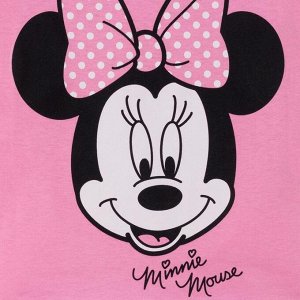 Футболка детская Disney "Minnie Mouse", рост 110-116 (32), розовый