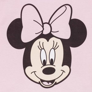 Лонгслив детский Disney "Минни", рост 98-104 (30), розовый