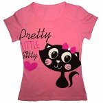 Футболка Pretty Kitty Розовый