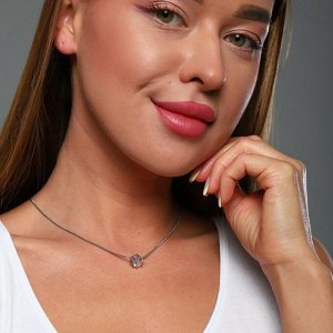 Кулон на цепочке, цвет серебристый, арт.706.825