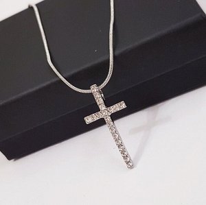 Цепочка короткая с крестиком, 316013, арт.008.072