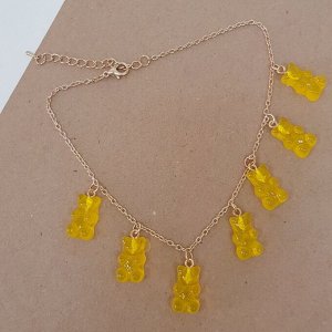 Тренд года! Колье-чокер с мармеладными мишками, 141200, арт.506.282