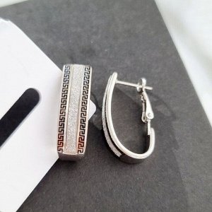zlatto Серьги ювелирная бижутерия Дубайское золото, покрытие посеребрение, арт. 216.084