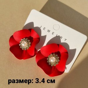 Серьги цветы, 09250 арт.002.094