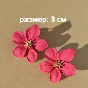 Серьги цветы, 09250 арт.002.100