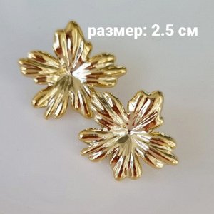 Серьги цветы, 09250 арт.002.106