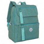Рюкзак молодежный GRIZZLY с карманом для ноутбука 13&quot;, потайным карманом, клапан, для девочки, женский