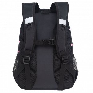 Рюкзак школьный GRIZZLY с карманом для ноутбука 13", анатомической спинкой, для девочки