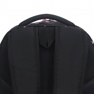 Рюкзак школьный GRIZZLY с карманом для ноутбука 13", анатомической спинкой, для девочки