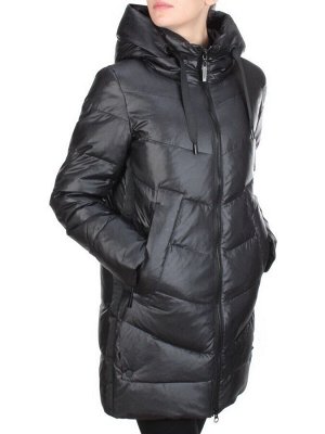 GWD202821 BLACK Пальто зимнее облегченное ICEBEAR (150 гр. холлофайбер)