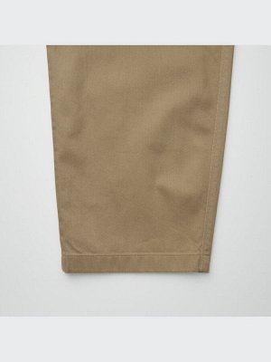 UNIQLO U - широкие брюки чинос для мужчин -  09 BLACK