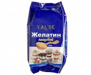 Желатин гранулированный 180+ 500г VAL'DE Россия