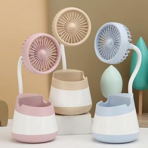 Портативный вентилятор с подставкой для смартфона