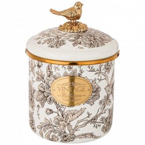 Элегантная банка для сыпучих продуктов Royal Garden, 1.2л, 12x12 см, 1 шт.
