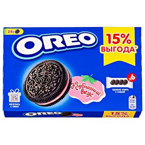 Печенье Орео Клубничный вкус 228 г