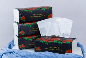 Бумажные салфетки Hellos Premium, 3 слоя