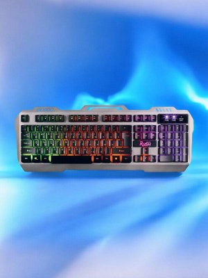 Клавиатура игровая с подсветкой мультимедийная 354 RUSH USB черная (SBK-354GU-K)