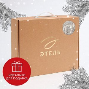 Плед с рукавами светящийся в темноте «Этель» «Олени» 150x200, 100% п/э 220 г/м²