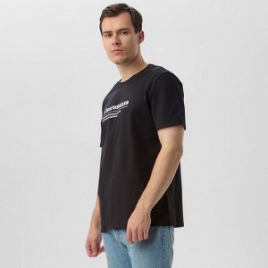 Футболка мужская KAFTAN Снегопадла, черный