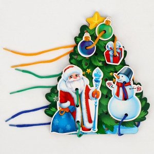 Шнуровка «Новый год! Праздник в лесу»