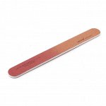Zinger Пилка для натуральных ногтей абразивная прямая / Classic EJ-207, 120/180 грит, красно-коричневый