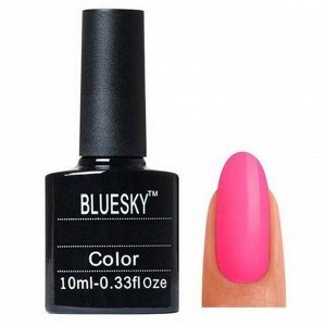 Bluesky Гель-лак для ногтей 128 SU, ядовито-розовый, 10 мл
