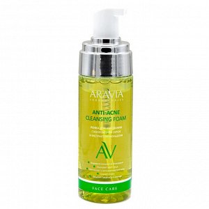 Aravia Laboratories Пенка для умывания с коллоидной серой и экстрактом женьшеня / Anti-Acne Cleansing Foam, 150 мл