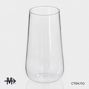 Стаканы Magistro «Нолан», 500 мл, 8?15 см, набор 2 шт, стекло, прозрачные
