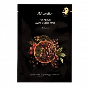 JM Solution Тканевая маска с экстрактом Кофе / THE ORIGIN LUWAK COFFEE MASK, Ю. Корея, 30 г