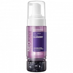 Neogen Увлажняющая кислородная пенка с черникой Dermalogy Real Fresh Foam Cleanser Blueberry