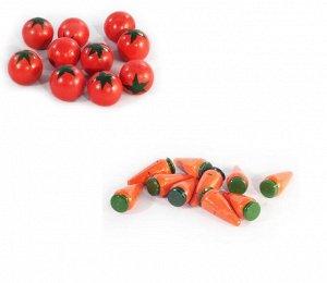 Счетный материал овощи морковка/помидор/огурец 10 шт. арт.Р-45/788 (РНИ)