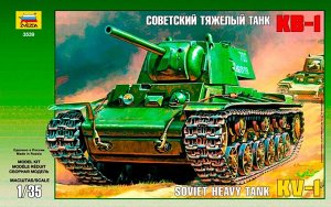 Зв.3539 Советский танк"КВ-1"склейка /8