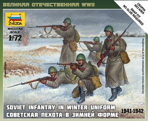 Зв.6197 Сов. пехота в зимней форме /40