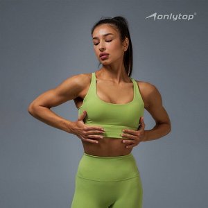 Топ спортивный culpt, зеленый