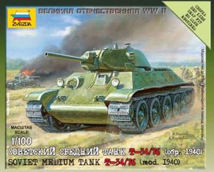 Зв.6101 Советский средний танк "Т-34/76  /40