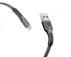 Кабель Baseus tough series microUSB - USB черный, 1м