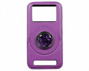 Чехол-бампер универсальный с кольцом М (фиолетовый)