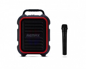 Колонка REMAX RB-X3 черная (AUX/Bluetooth/USB Flash/SD/MMC/2200мАч/4hours) recommended