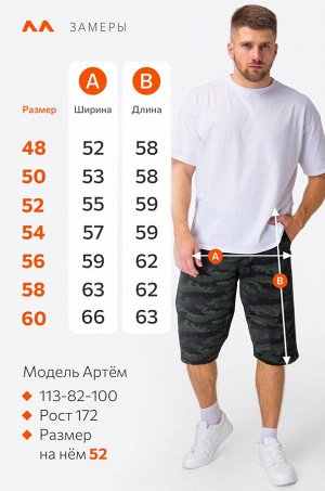 Мужские шорты из футера двухнитки Happyfox