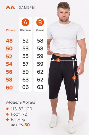 Мужские шорты из футера двухнитки Happyfox