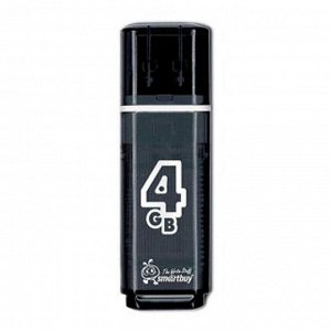 USB Flash SmartBuy Glossy 4GB черный, SB4GBGS-K