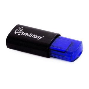 USB Flash SmartBuy Click 4GB черный-синий, SB4GBCL-B