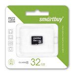 Карта памяти MicroSDHC SmartBuy 32GB cl10, SB32GBSDCL10-00LE