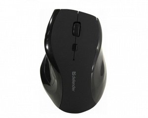 Беспроводная мышь Defender Accura MM-295 черная, 6 кнопок, 800-1600 dpi, 52295