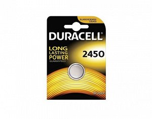 Элемент литиевый Duracell CR2450 (1-BL) цена за штуку