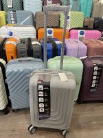Чемодан маленький размер S 20&quot; 40 л (ручная кладь) серый