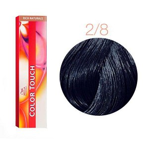 Велла Краска для окрашивания волос  2/8 сине-черный 60 мл  WELLA Color Touch