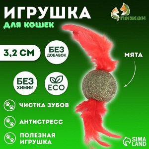 Игрушка для кошек из прессованной кошачьей мяты «Кошачья стрела», 3.2 см